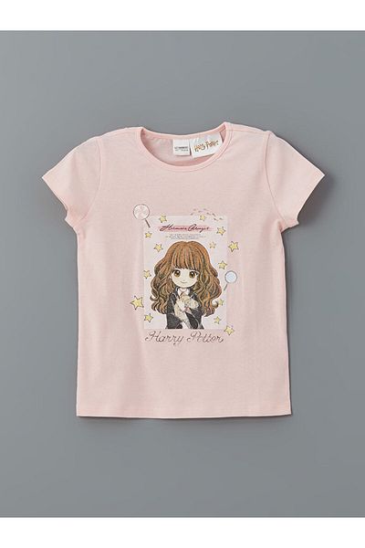 LC Waikiki New Season Crew Neck Harry Potter Printed Girls Pajama Set - S5Fo46Z4