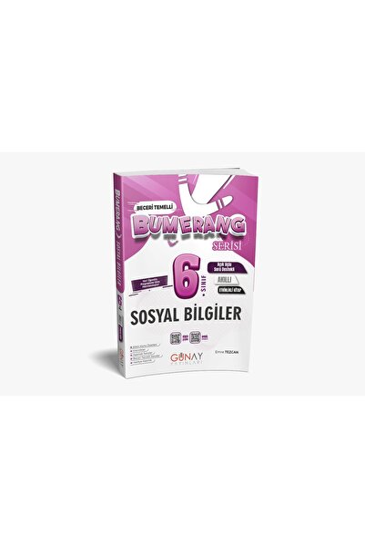 Günay Yayınları GÜNAY YAYINLARI 6. SINIF BUMERANG SOSYAL BİLGİLER ETKİNLİKLİ ...