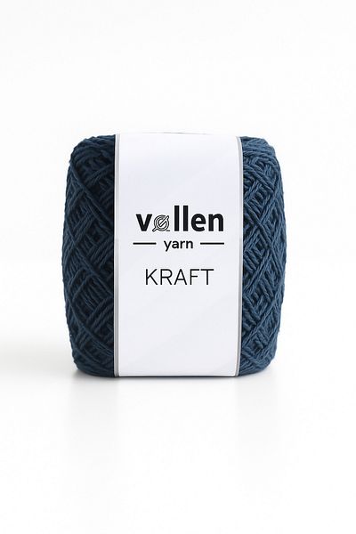 vollen yarn Premium 100 Gr- 120 Mt Φυσικό Χαρτί Σχοινί, Ψάθινο Χαρτί Κλωστή, Raffia, Supla String, Σχοινί τσάντας, μπλε ναυτικό