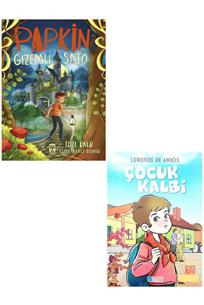 Evrensel İletişim Yayınları Papkin Gizemli Şato + Evrensel Çocuk Kalbi / 2 Kİ...