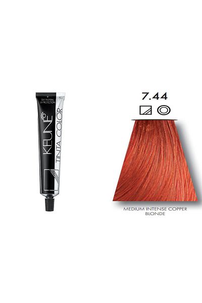Keune Tinta Keune Hair Dye - No. 7.44 Medium Intense Copper Blonde (Semi)