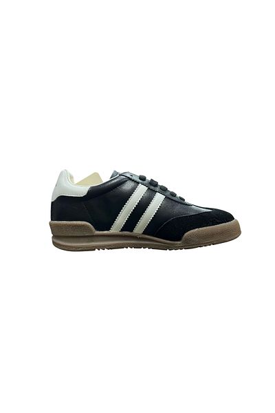 Lufian Lia Women's Black Leather Sneaker Shoes 121230030