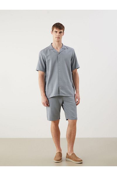 LC Waikiki Ανδρικό σορτς νέας σεζόν Standard Fit Linen Look - S5IS34Z8