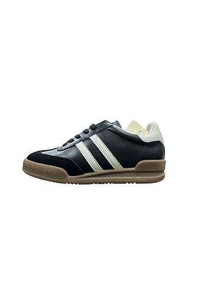 Lufian Lia Women's Black Leather Sneaker Shoes 121230030