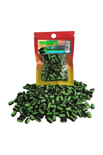 Aqua Wafters Dumbells 8mm Green Betain 15gr