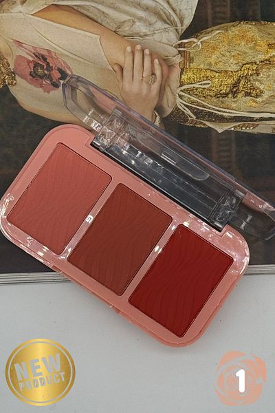 GulFlower 3-Piece Blush Palette