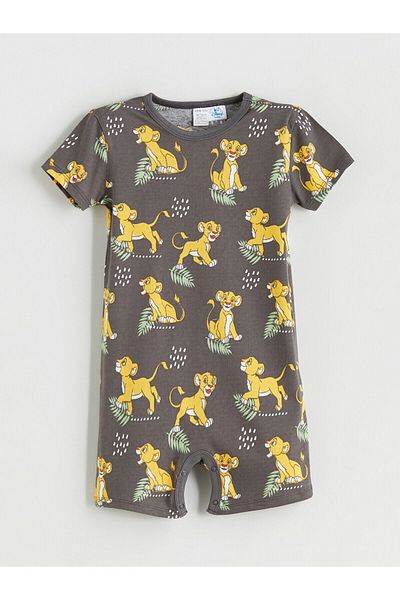 LC Waikiki Lion King Printed Baby Boy Jumpsuit 2-Pack
