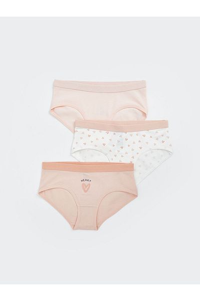LC Waikiki New Season Printed Girls' Panties 3 τεμαχίων - S5FR34Z4