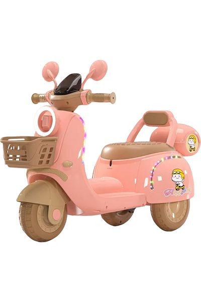 Toybox 3 Wheels Motorbike Toys, Electric Scooter for Kids - Pink