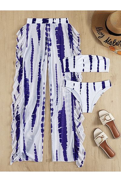 Plaja biz Women's two-piece swimsuit with Detroit pants