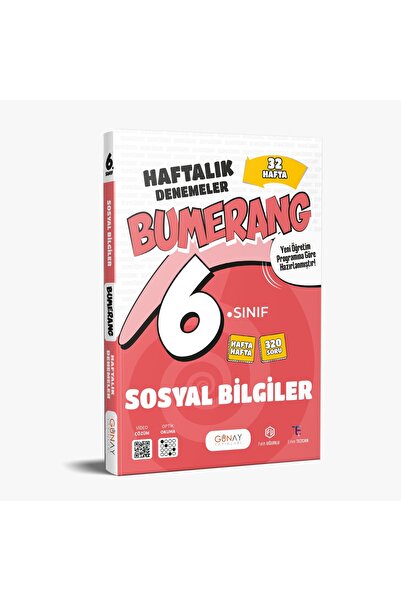 Günay Yayınları GÜNAY YAYINLARI 6. SINIF BUMERANG SOSYAL BİLGİLER 32 HAFTALIK...