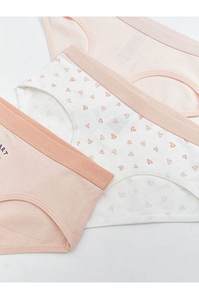 LC Waikiki New Season Printed Girls' Panties 3 τεμαχίων - S5FR34Z4
