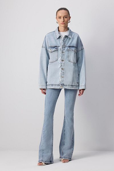 Touché Privé JACHETĂ DE DENIM CU DETALII CU CIUCURI