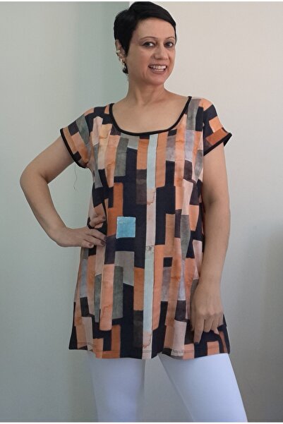 Mertcan Butik Whole Coming with Multi Color Size Low Sleeve Combed Viscose T-Shirt