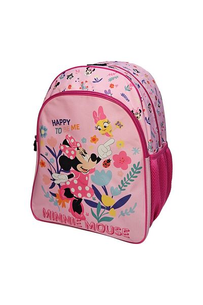 Minnie Mouse Children's backpack, 40x30x11 cm, with two compartments, multicolor, adjustable straps, Minnie Mouse
