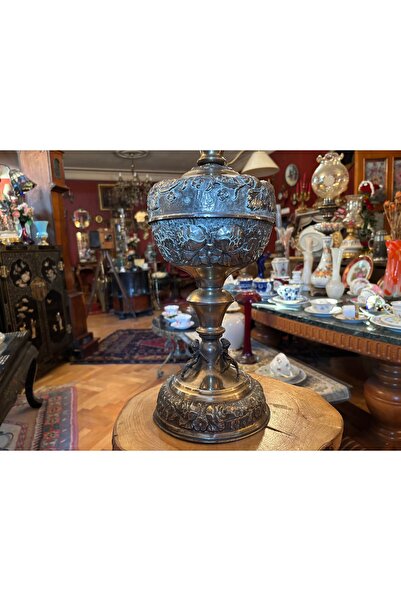 tayfuntufan antika koleksiyon 1950S French 61 cm Tall Copper Lampshade