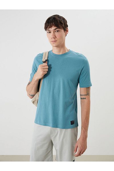 LC Waikiki New Season Crew Neck Combed Cotton Men's T-Shirt - S5N342Z8