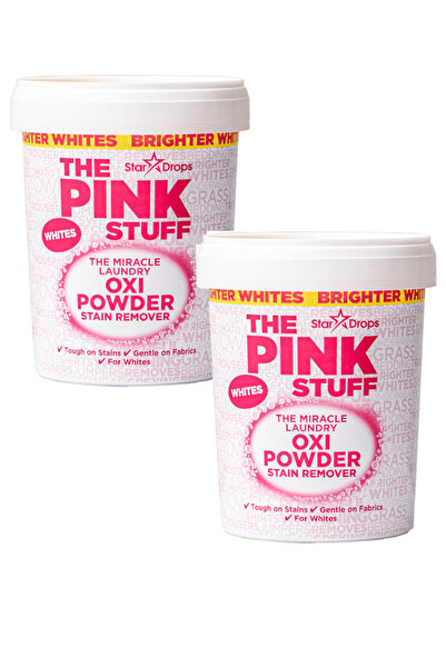 THE PINK STUFF عبوة من 2 مزيل بقع مسحوق الغسيل المعجزة أوكسي من ذا بينك ستاف،...