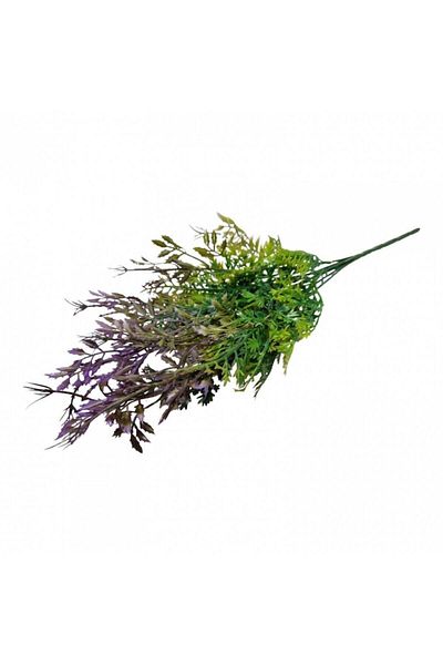 OEM Buchet de frunze artificiale, 7 tulpini, 45 cm, nuanțe de violet