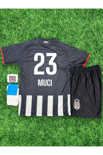 FORMALİSTAN Mucı-23 Bêşiktâş 25-26 Sezon Set de 4 tricouri de fotbal pentru copii - cu băț