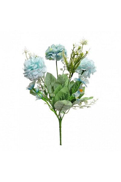 OEM Flori artificiale, buchet de 7 tulpini, 30 cm, albastru