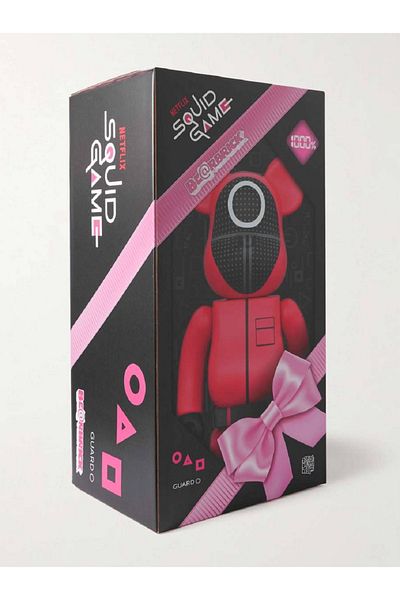 bearbrick شخصية حارس لعبة الحبار الدائرية 1000% (72 سم)