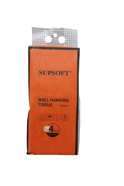 Generic Wall-Mounted Tissue Paper, 4 Layers, 1200 Pieces