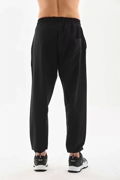 Silerra Unisex Elastic Leg Sweatpants - Black