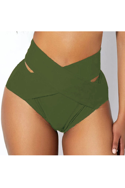 Ladyrosi Bikini Bottom New Season High Waist Bikini Bottom