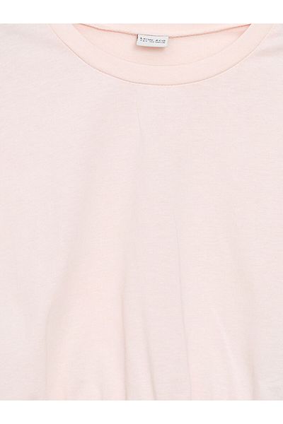 LC Waikiki Νέα σεζόν Crew Neck Girl's Crop Tisort - S5JD03Z4