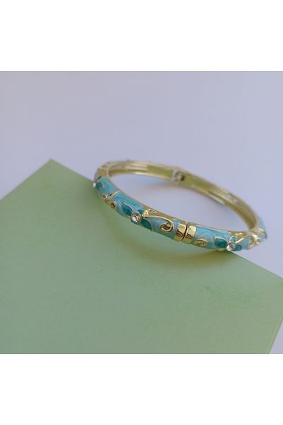 VAYE TAKI Turquoise Minelle Handcuff Bracelet
