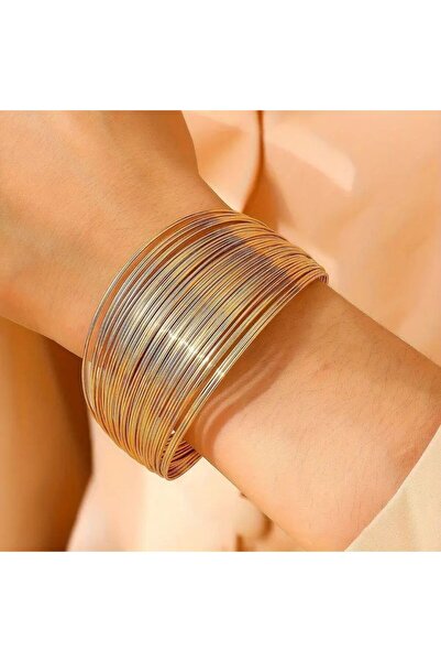 STEELMAKER JEWELRY سوار أنيق ملفوف بالسلك