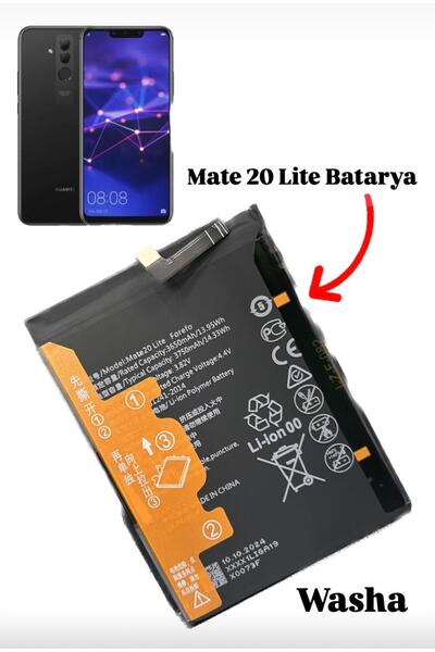 WASHA Forefo Mate 20 Lite Batarya Huawei P10 Plus / Mate 20 Lite Uyumlu Mucize Batarya Pil 3750 Mah