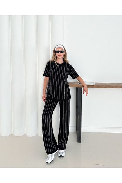 Louen lucie Double Suit Modal Fabric with Stones