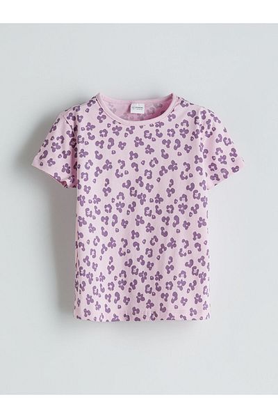 LC Waikiki Printed Girls' Shorts Pajama Set - S5Ov06Z1
