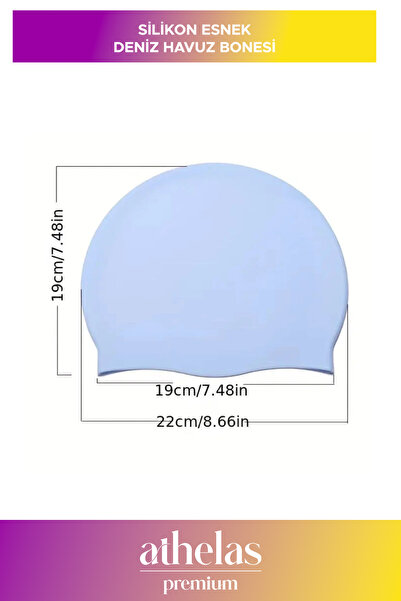 Athelas Kaymayan Su Geçirmeyen Elastik Rahatsız Etmeyen Silikon Havuz Deniz P...