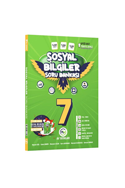 AV YAYINLARI Av Yayınları 7. Sınıf Sosyal Bilgiler Soru Bankası