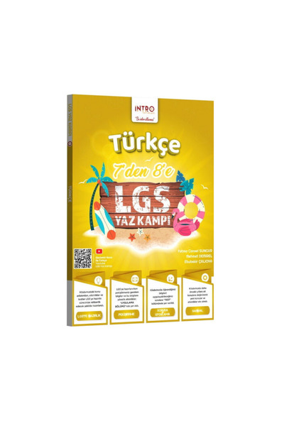 Bes Yayınları İntro Yayınları 7 den 8 e LGS Türkçe Yaz Kampı