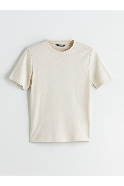LC Waikiki New Season Crew Neck Combed Cotton Ανδρικό Tisort - S5R283Z8