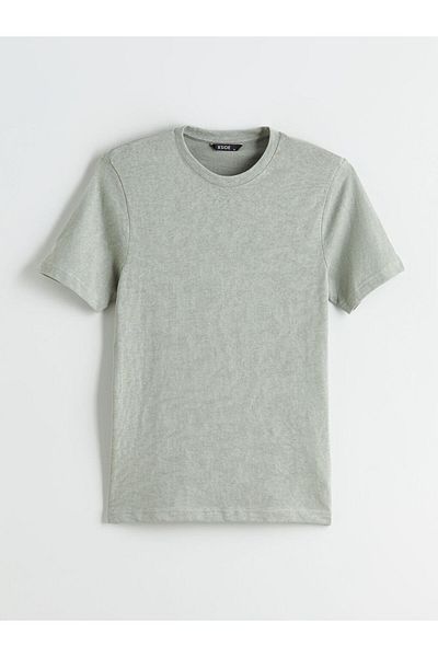 LC Waikiki New Season Crew Neck Combed Cotton Ανδρικό Tisort - S5R283Z8