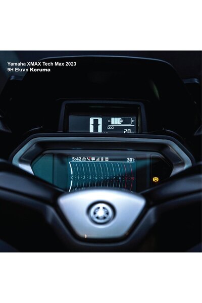 Motiker Yamaha XMAX Tech Max 2023 Motosiklet Ekran 9H Nano Koruyucu