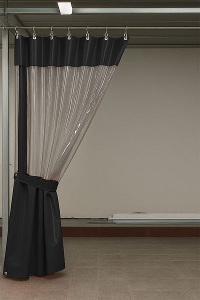size ne lazım 0.80mm Transparent Auto Service and Wash Partition Curtain 12 Colors Height 250cm X Width 400cm