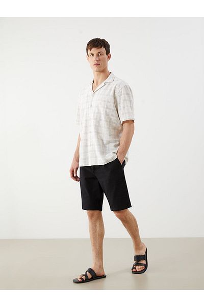 LC Waikiki Black Standard Fit Men's Shorts