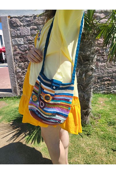 safedock Wool Knitted Design Bag