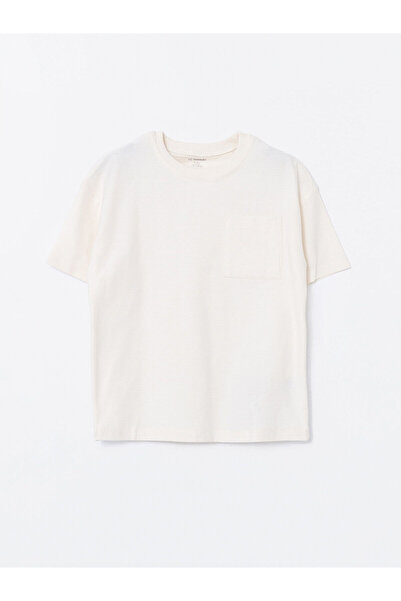 LC Waikiki New Season Crew Neck Basic Boy's Tisort - S55968Z1