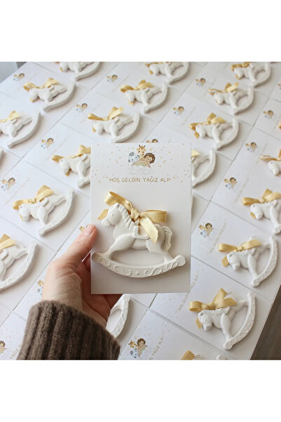 Butik İlya Design Taş Magnet Atlıkarınca Bebek Hediyelikleri (10 ADET)