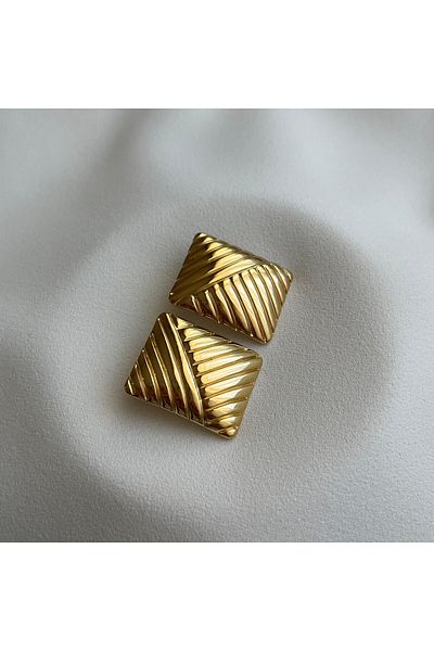 Arye Aksesuar Vintage Steel Earrings