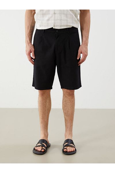 LC Waikiki Black Standard Fit Men's Shorts