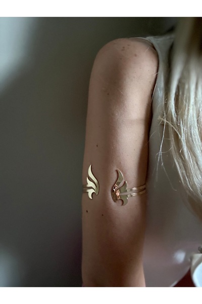 Rossetto Atelier سوار ذهبي فاير بازو