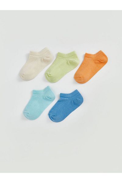 LC Waikiki New Season Basic Baby Boy Booties Socks 5-Piece - S5Bp48Z1